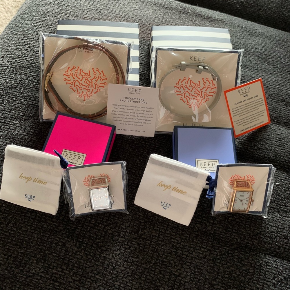 Keep Collective Leather Bands with Time Keys